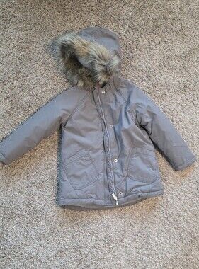 Old Navy Unisex Faux-Fur-Trim Hooded Parka Coat 5t